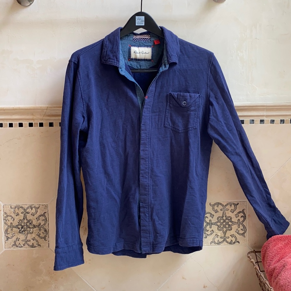 Robert Graham loopback cotton shirt-jacket
